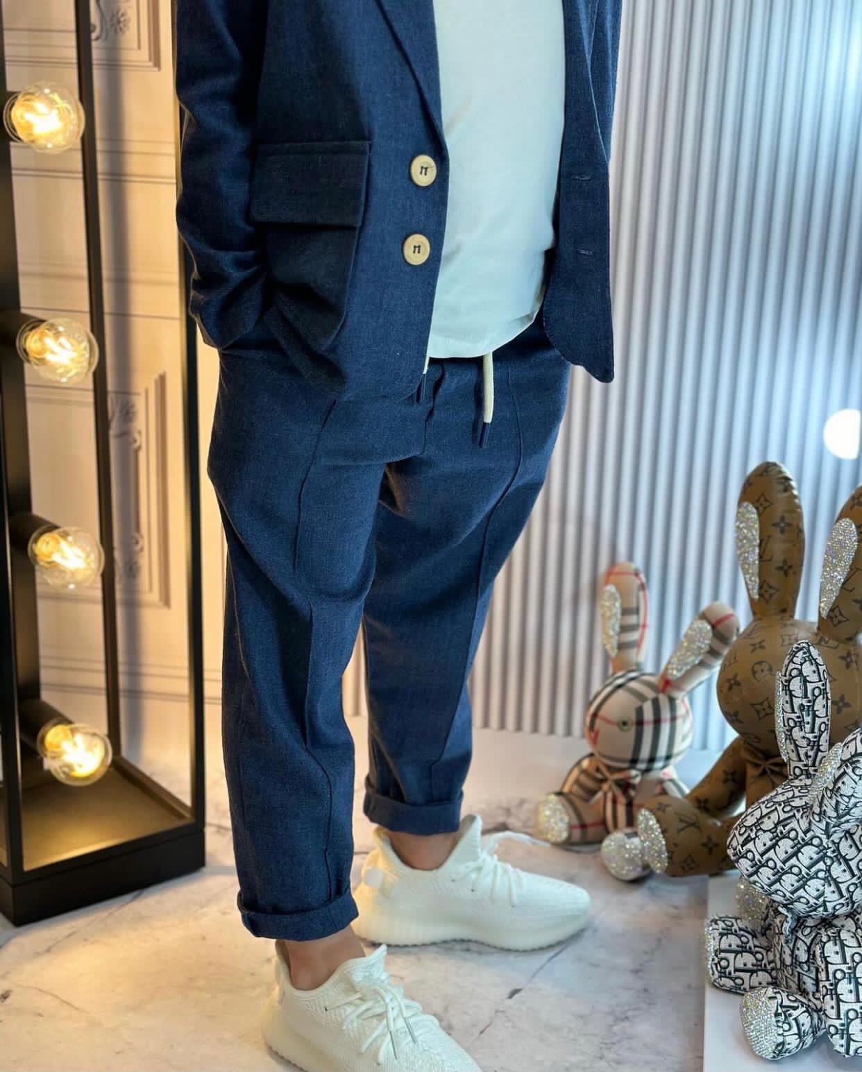 3 Pieces Linen Suit 3-9 years