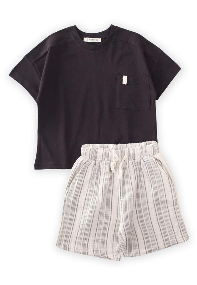 Cotton Top Muslin Shorts 7-8 years