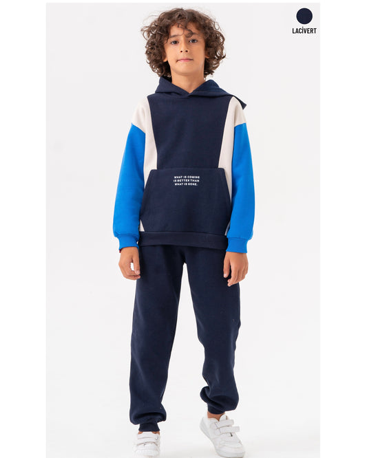 Fleece Hooded Set 6-9 years