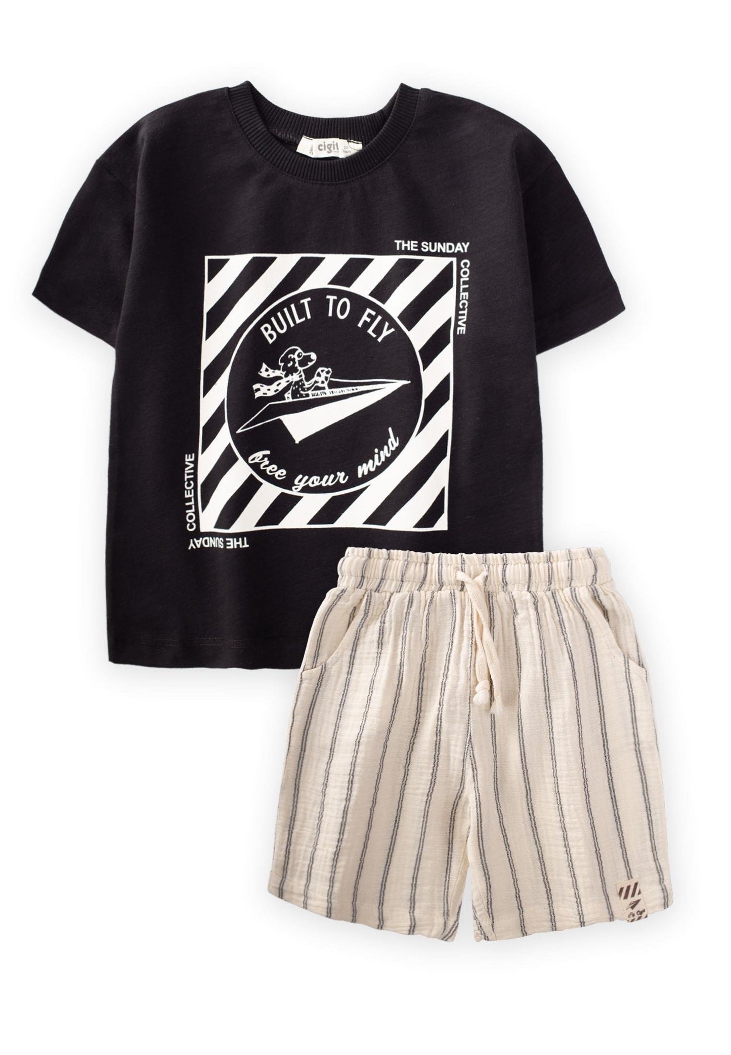 .Muslin Shorts Cotton Top Set 2-10 years